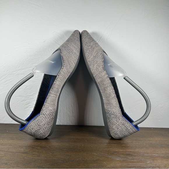 Rothy's The Point Heather Grey Women's Ballet Flats size 8.5 - Picture 7 of 7